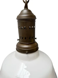 Arts & Crafts Pendant Lamp in the style of Peter Behrens, 1900s 3